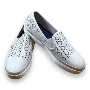SPERRY Top-Sider Perforated Slip On Memory Foam Shoe Women Size 8.5M